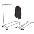 thumbnail image 1 of Elite Store Fixtures Robuste 60'' Réglable Vêtement Roulant Rack Chrome, 1 of 3