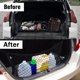 thumbnail image 3 of Red de carga resistente y elástica ajustable - Organizador de carga trasera de maletero de coche de nailon - para coche, SUV, camión - Negro, 3 of 5