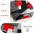 thumbnail image 6 of Bathroom Rugs 2x3 Ft, Red Black Geometric Non Slip Area Rugs for Kitchen Bedroom Entryway, Modern Abstract Art Block Washable Carpet Runner Rug Floor Mats for Bedroom Home Decor, 6 of 8
