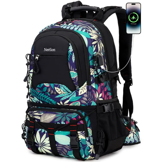 Mochila de Senderismo Nerlion 40L Impermeable para Hombre y Mujer