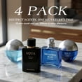 thumbnail image 2 of Set de 4 perfumes Hybrid & Company Aqua para hombre, 100 ml, 2 of 8