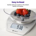 thumbnail image 4 of Báscula de cocina Etekcity Food de 0,1 g con cuenco de acero inoxidable de 5 kg/11 libras, 4 of 8