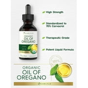 Organic Oil of Oregano | 2 fl oz Liquid | Vegan | Non-GMO, Gluten Free Drops | by Carlyle