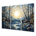 thumbnail image 2 of Designart "Mystic Moonlight Birch Woods V" Tree Birch Art Living Room Set, 2 of 5