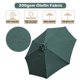 thumbnail image 5 of Yescom 9ft UV50+ Fade Resistant New OLEFIN Outdoor Patio Umbrella Tilt Shade Market Garden Beach Olefin, 5 of 11