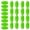 green, variant on Hzzsbu 20 Pcs Double Rattle Attractor Fishing Beads Vibrating Fish Attractor Biting Bait Alarm Bell Bead Accessories