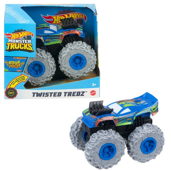 Hot Wheels Monster Trucks Twisted Tredz Véhicule, échelle1:43