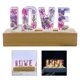 thumbnail image 4 of Lámpara de LED secas preservadas Luz de AMOR Púrpura Gloria Luz de noche de amor, 4 of 8