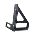 thumbnail image 4 of Regla de medición de ángulo múltiple 45/ de alta regla de alta precisión Triángulo de protractor cuadrado para carpintería de carpintería de 8.5x7.9x11.2cm, 4 of 8