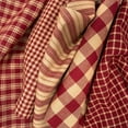 thumbnail image 3 of JCS Primitive Red Buffalo Plaid Homespun Cotton Fabric Sold by the Yard, 3 of 5