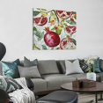 thumbnail image 2 of Chilfamy Pomegranate Leaves Wall Decor Canvas Art Ready to Hang 12x12in, 2 of 6