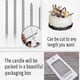 thumbnail image 4 of 24-Piece Slim Metallic Candles for Birthday and Wedding Cakes 2025, 4 of 4