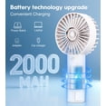 thumbnail image 2 of Ventilador nebulizador portátil aupauter portátil recargable blanco, 2 of 7