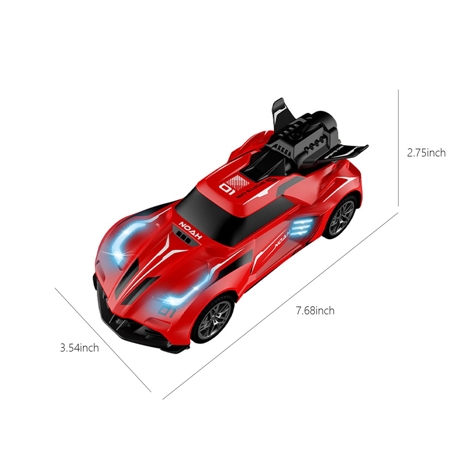 SPOORYYO Spray Remote Control Car High-speed Racing Car with Water Spray Remote Control for Outdoor Fun
