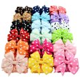 thumbnail image 2 of Coofit 10 Pcs Accessoires de Bandeau Pinces Crocodile Nœuds pour Cheveux de Bébé Filles, 2 of 7