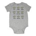 thumbnail image 3 of Star Wars The Mandalorian The Child Newborn Baby Boys 2 Pack Bodysuits Newborn to Infant, 3 of 5
