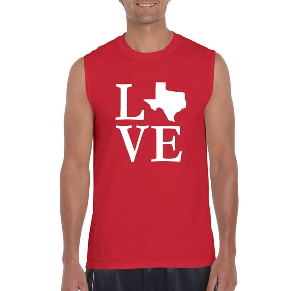 IWPF - Men's Graphic T-Shirt Sleeveless - Texas Flag