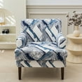 thumbnail image 5 of Eurhowing 2-Piece Wingback Chair Slipcover, Stretch Armchair Cover with Cushion Cover, Furniture Protector for Living Room, 5 of 9