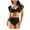 Black, variant on gakvbuo Summer Bikini Sets for Women Women'S Bikini Set Swimwear Sexy Bra Swimwear Beachwea