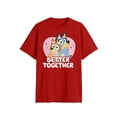 thumbnail image 4 of Bluey, Men's & Big Men's Valentine's Day Graphic Tee, Be Mine, Sizes S-3XL, 4 of 5