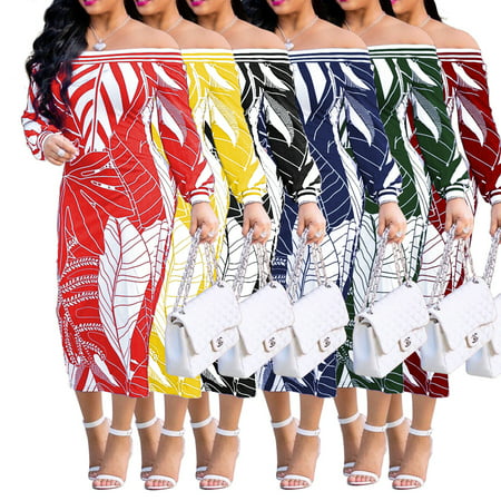 Women's Fashion Design Traditional African Clothing Print Dashiki Nice Neck African Dresses