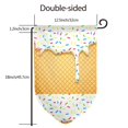 thumbnail image 7 of Wukai White Ice Cream Print Garden Flag 12.5x18 Inch Double Sided Sun-resistant Rain-resistant, Wrinkle-resistant Colorfast(Only Flag), 7 of 7