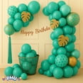 thumbnail image 4 of PMU 12 Inch Round Deep Turquoise Latex Balloon Pkg/12, 4 of 6