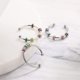thumbnail image 4 of Anillos esmaltados para mujeres con ansiedad, para mi hija, antiansiedad, anillos giratorios multicolores de acero inoxidable para aliviar el estrés con cuentas, tu ansiedad es L, 4 of 5