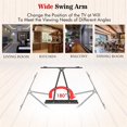 thumbnail image 2 of LEADZM 32-70 Inch Double Pendulum Large Base TV Stand Tmds-101 Bearing 50Kg/Vese600*400/Upper And Lower-10~ 10°, 2 of 18