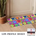 thumbnail image 3 of Colorful Dog Paw Footprint Door Rugs,Washable Non Slip Door Mats Indoor,Decorative Door Mats,Entry Mat Indoor for Entrance,Bedroom,Kitchen,Bathroom,16"x47", 3 of 6