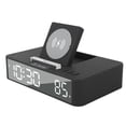 thumbnail image 3 of Reloj Despertador Digital Jadeshay con Espejo LED Carga Inalámbrica 10W, 3 of 8