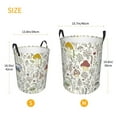 thumbnail image 5 of Daiia Colorful Mushrooms and Plants Round Laundry Basket with Handles Thickened Waterproof Circular hamper,Dirty Clothes Storage Basket for Bedroom,Bathroom,College Dorm-Small, 5 of 8