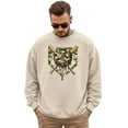 thumbnail image 6 of Camo Baseball Sweatshirt for Men Women & Kids Baseball or Softball Game Day Pullover Sand Sweatshirt Adult Small, 6 of 7