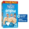 Rice Krispies Treats Original Chewy Crispy Marshmallow Squares, Kids Snacks, 12.4 oz, 16 Count