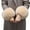 Light Tan, variant on Deyuer 1 Pair Faux Fur Cuffs Fuzzy Solid Color Thick And Warm Winter Sleeve Accessory for Coats Jackets Celebrity Lady Prom Party Sleeve Add-ons Cuffs