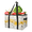 Multicolor 2, variant on Black Musical Note Yellow Reusable Grocery Bags, Foldable Shopping Bags for Groceries with Handles, Large Grocery Tote for Kitchen, Market, Car Trunk, Picnic