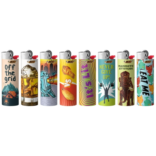 BIC Good Vibes Lighters, 8-Pack for Warehouse Breakroom - Walmart