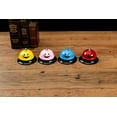 thumbnail image 4 of Call Bell, 3.35 Inch Diameter, Metal Bell, Blue Smiley Face, Desk Bell Service Bell for Hotels, Schools, Restaurants, Reception Areas, Hospitals, Customer Service, Blue (1 Bell), 4 of 5