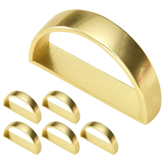 6 Pcs Wedding Decor Napkin Rings Golden Napkins Hug Farmhouse Home Goods Dining Table