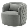 thumbnail image 5 of KINWELL Upholstered Swivel Armchair, 5 of 9
