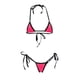 thumbnail image 3 of Trajes de baño Amzcrzy Tankini para mujer traje de baño estampado diario para mujer traje de baño conservador de cuerpo unido falda de playa estampada conjunto de dos piezas rosa fuerte talla única, 3 of 3