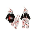 thumbnail image 2 of BemeyourBBs Newborn Baby Boy My First Valentines Day Outfit Romper Heart Suspender Pants and Cap 3 Pcs Set Cute Infant Spring Clothes, 2 of 9