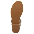 thumbnail image 2 of STEVE MADDEN Womens Beige Studded Comfort Travel Round Toe Buckle Gladiator Sandals Shoes 10, 2 of 5