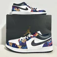 thumbnail image 1 of Ni - ke Air Jordan 1 Low SE “Nothing But Net” Men’s Size 11 White Lifestyle Sneakers, 1 of 5