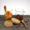 thumbnail image 2 of Round Glass Jar With Spoon & Seal for Food & Cosmetics Storage Elegant and Versatile Design with Airtight Lid for Freshness, 2 of 7