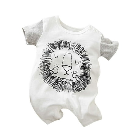 

Qufokar Stroller Fleece Hand Muff Baby Boy Easter Romper Baby Children Girls Print Summer Short Sleeve Romper Jumpsuit Clothes