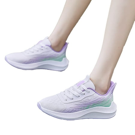 

ILJNDTGBE Womens Fashion Sneakers Running Walking Shoes Women s Mesh Breathable Thin Sports Shoes Breathable Ultra Light R