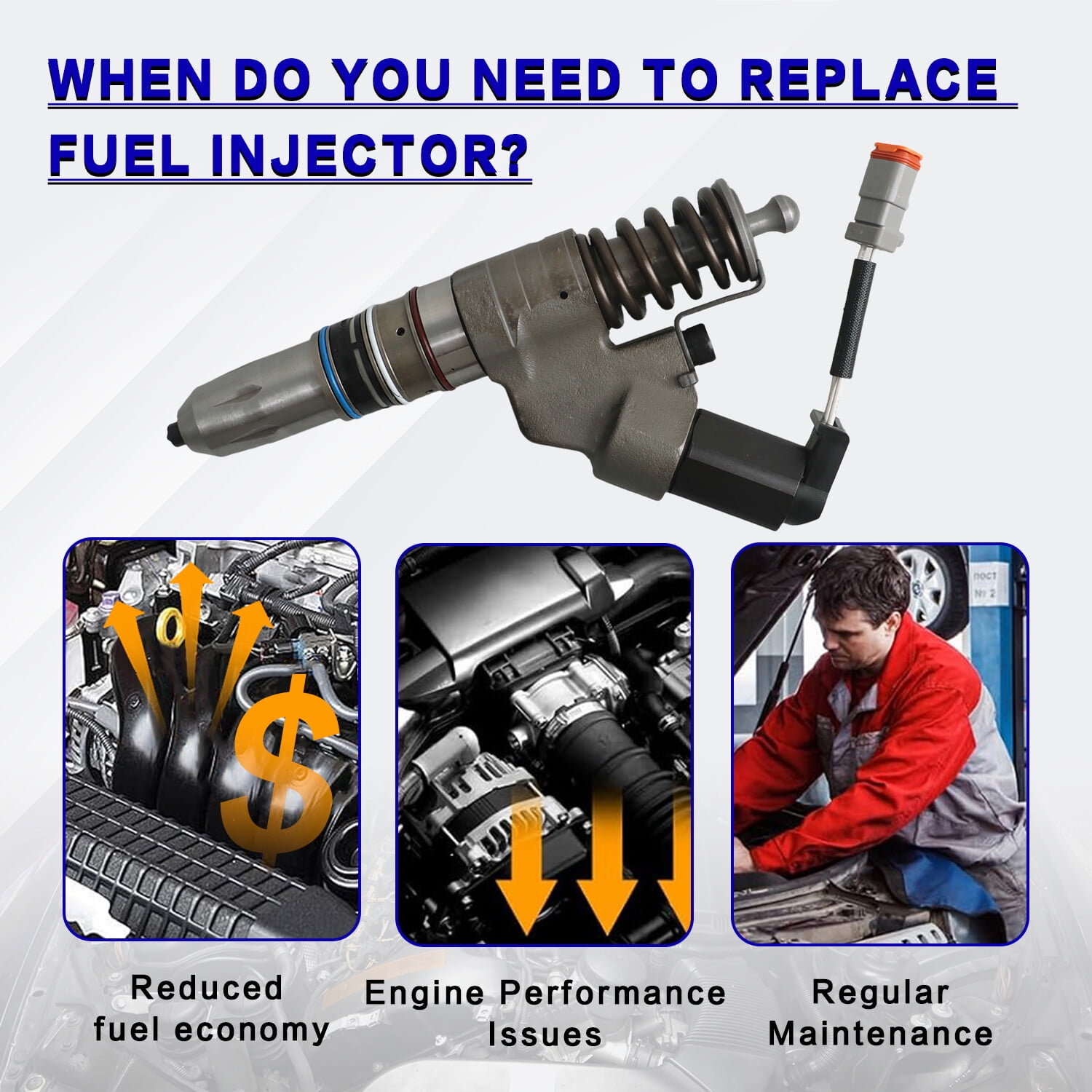 Fuel Injector 3411756 3411753 3411753RX 4902921 for Cummins Engine ISM QSM M11