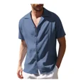 thumbnail image 2 of Camisa De Manga Corta Guayabera Cubana Para Hombre, 2 of 5