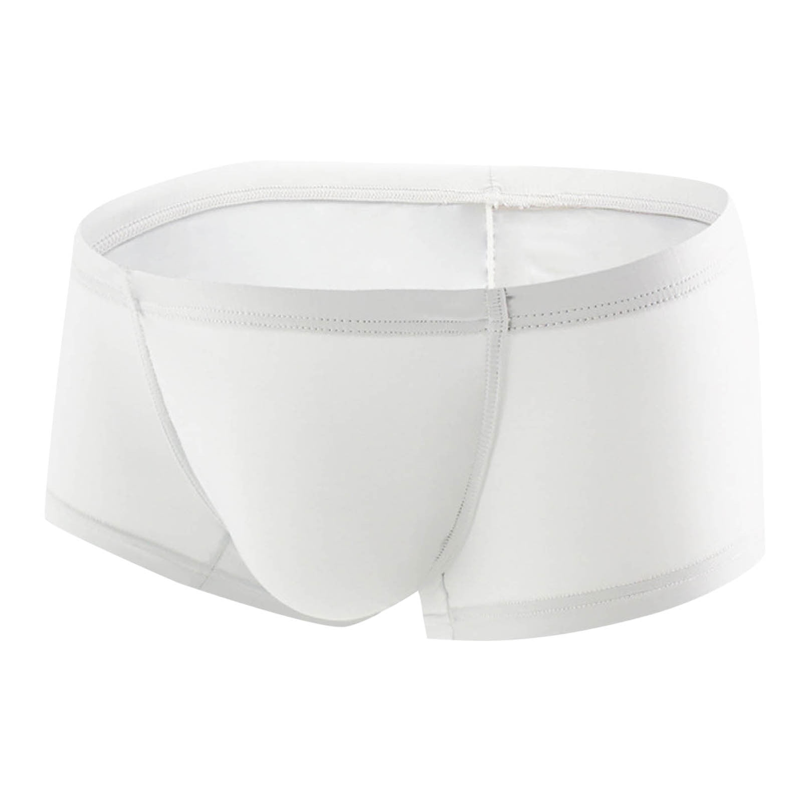 PMUYBHF Male Mens Boxer Shorts Multipack Mens Ice Silk Wrinkled Flat Angle U Large Low Waist Quadrangle Pants Underwear Men s Boxer Shorts Underwear Cotton Walmart